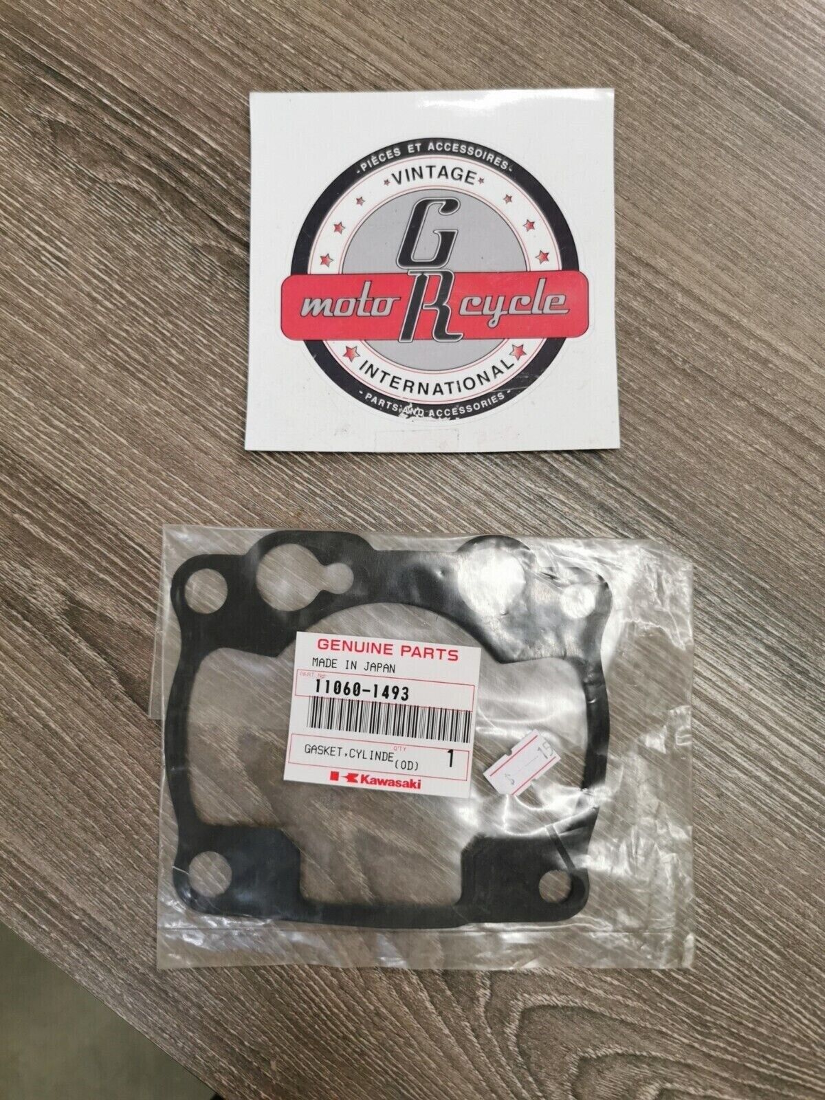 NOS KAWASAKI KX250 1994 - 2002 CYLINDER BASE GASKET 11060-1493 K31