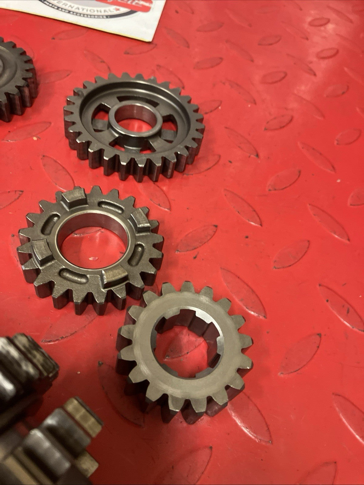 Honda CR250R 1991 Transmission shaft gear incomplete 1988 1989 1990