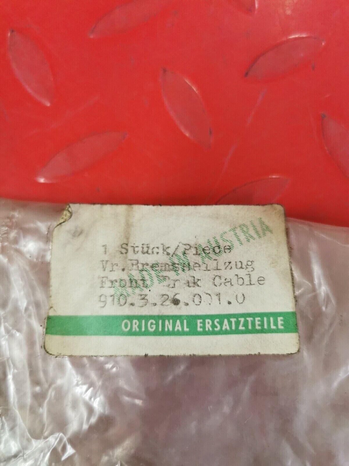 NOS PUCH MAGNUM X FRONT BRAKE CABLE 910.3.26.001.0 P2