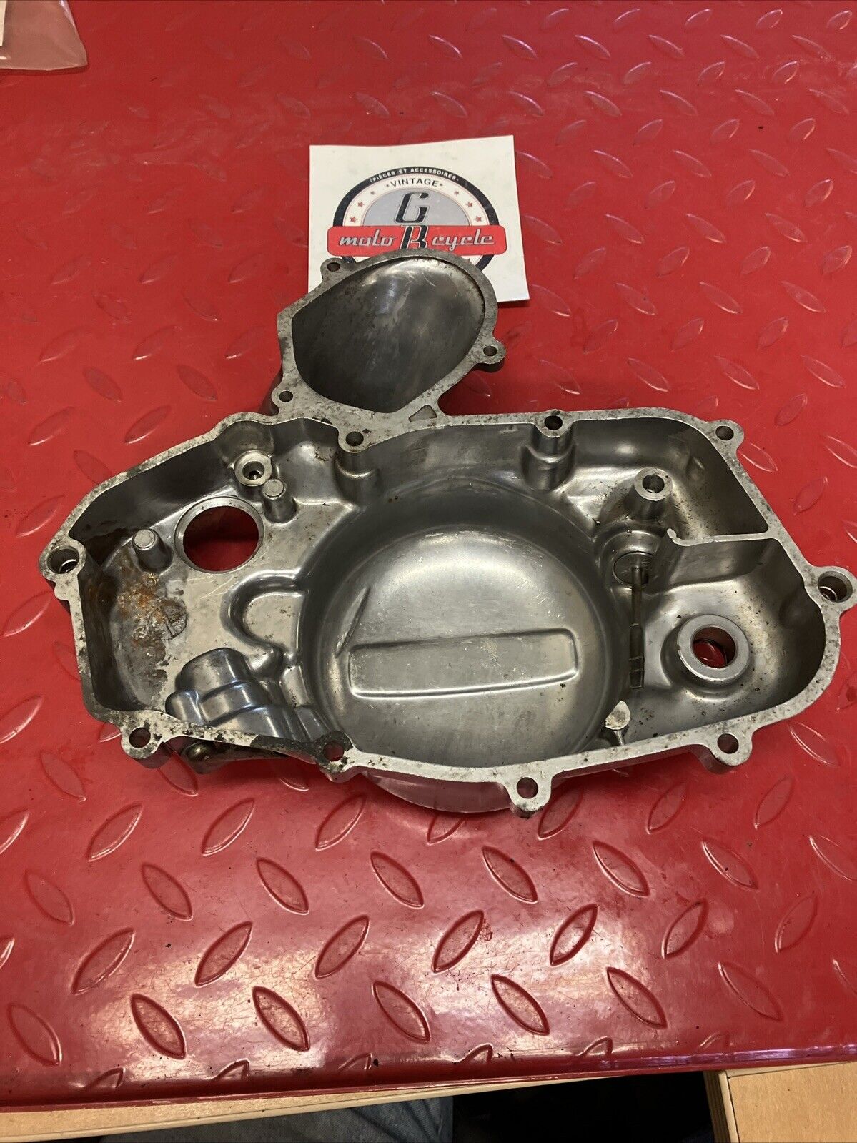 Kawasaki KS125 KD125 KE125 1974 1975 Right crankcase clutch cover U3