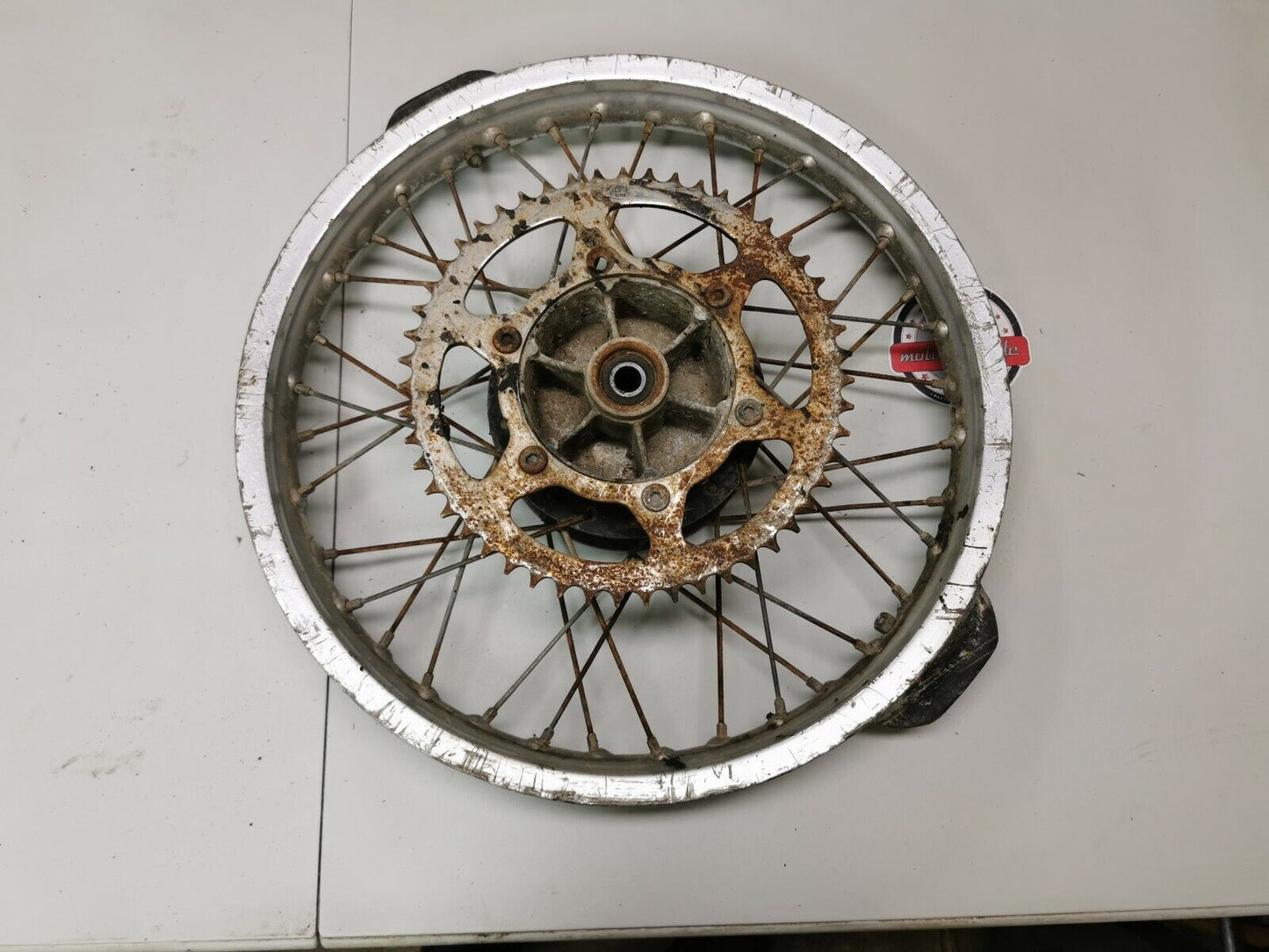 Suzuki RM125 1984 rear back wheel hub rim 64110-01B02 2