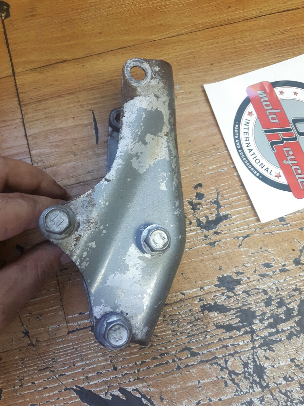 Kawasaki KLX125 2003 front motor engine mount hanger bracket 2004 bolt