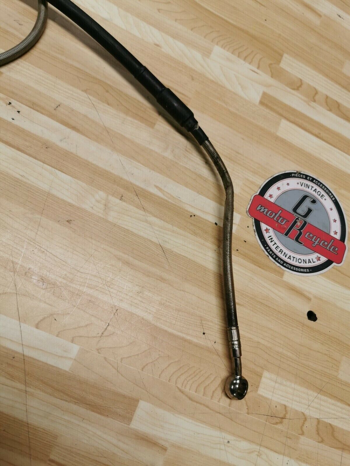Yamaha YZ450F 2009 front brake caliper master cylinder line hose