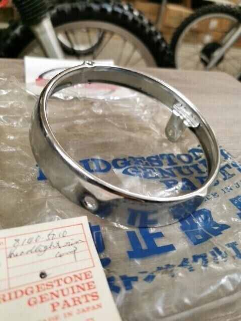 NOS BRIDGESTONE 90 BRIDGESTONE 100 Headlight Rim  8140-5010 B1