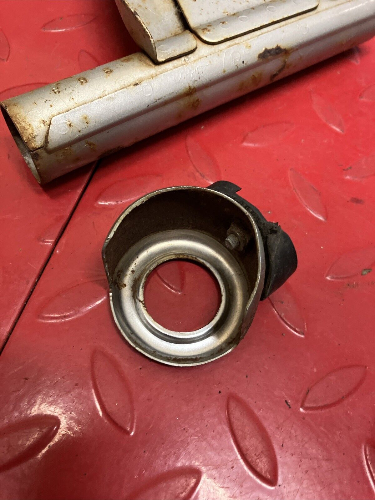 Suzuki RV90 1975 Front fork cover headlight bracket left right