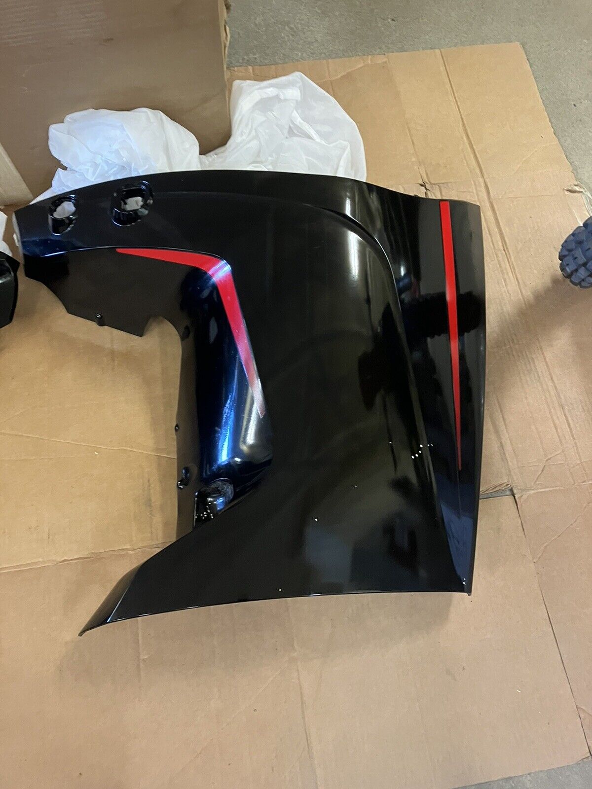 Mercury Engine motor Lower cowl set black and red 100-8m0142219