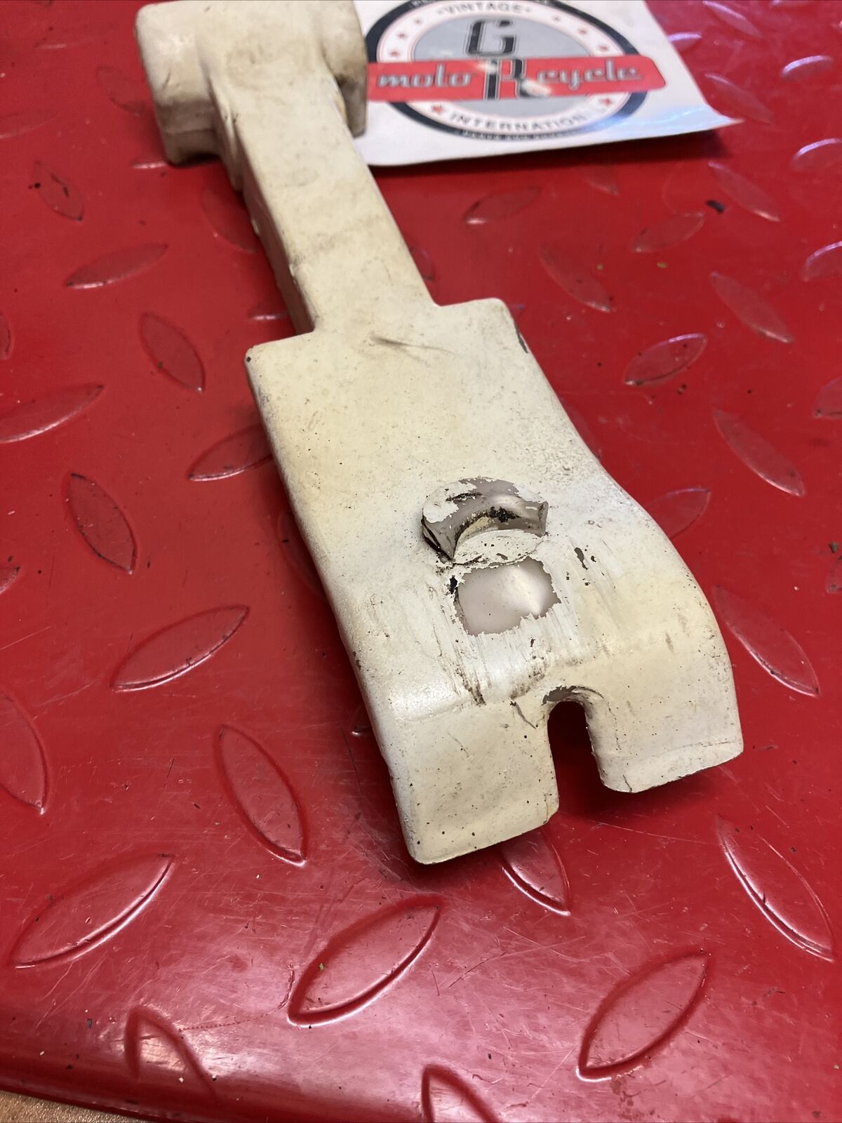 Kawasaki KDX80 1987 Rear shock linkage rod mud flap inner fender guard
