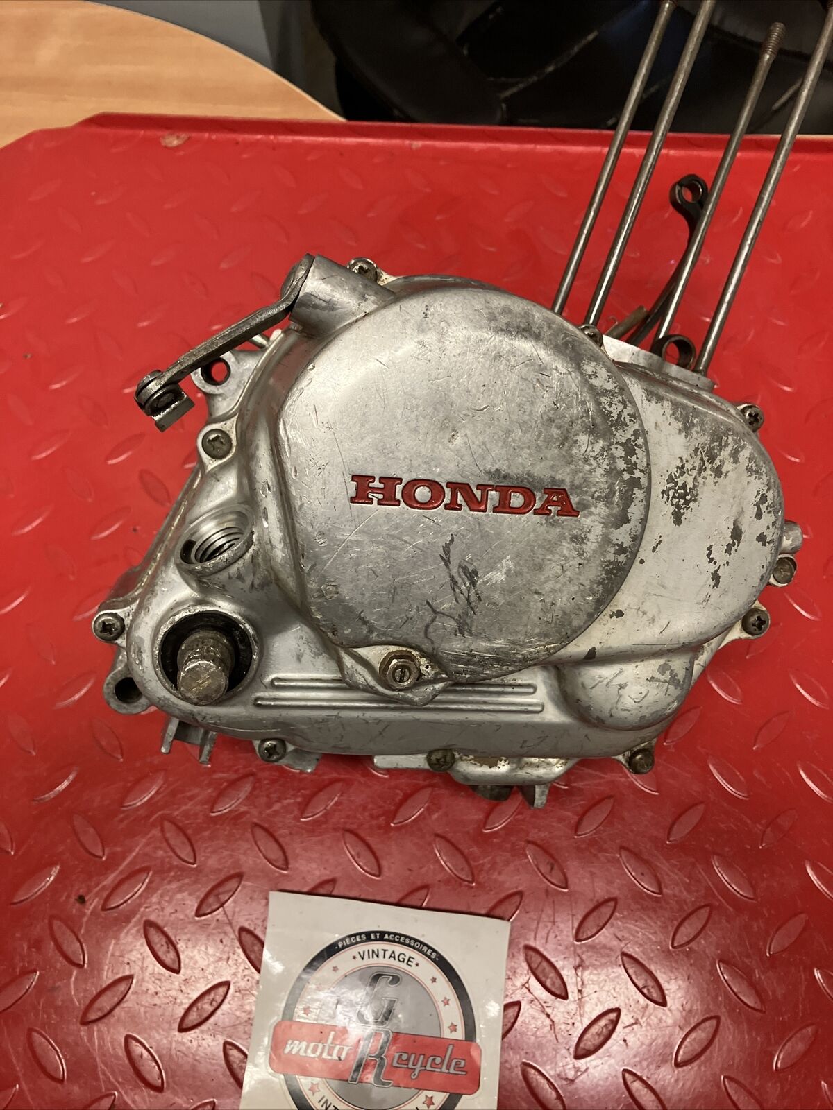 Honda XR80 1979 engine motor bottom end crankcase crankshaft transmission