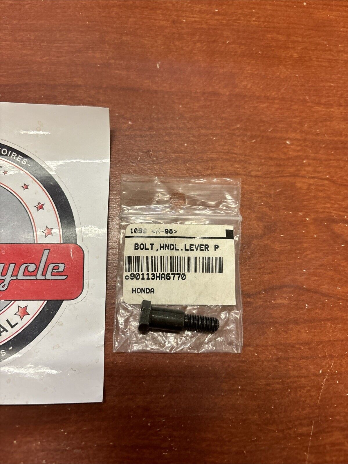 NOS Honda CH125 RT1 HANDLE LEVER PIVOT BOLT 90113-HA6-770 H135