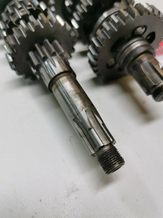 Yamaha DT100 1976 transmission mainshaft countershaft main counter shaft gear