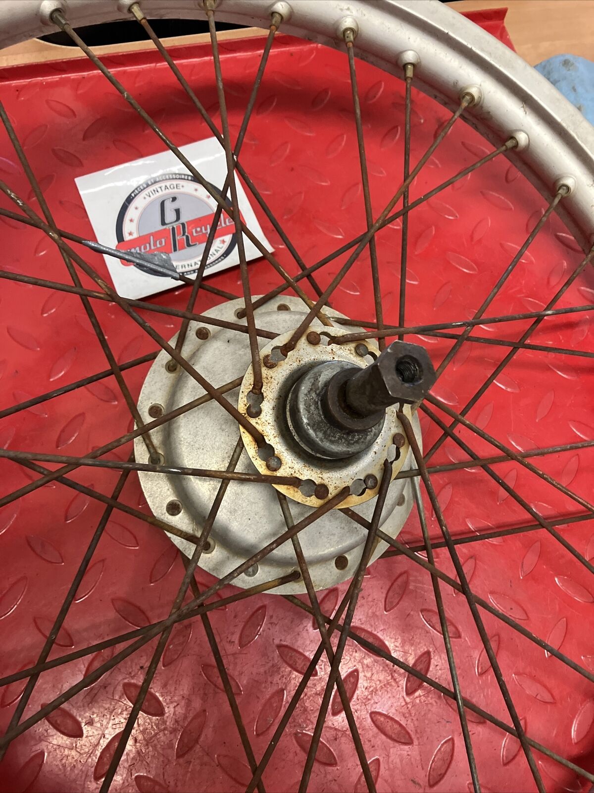 Kawasaki KD125 KD175 1975 1976 1977 1978 1979 Front wheel