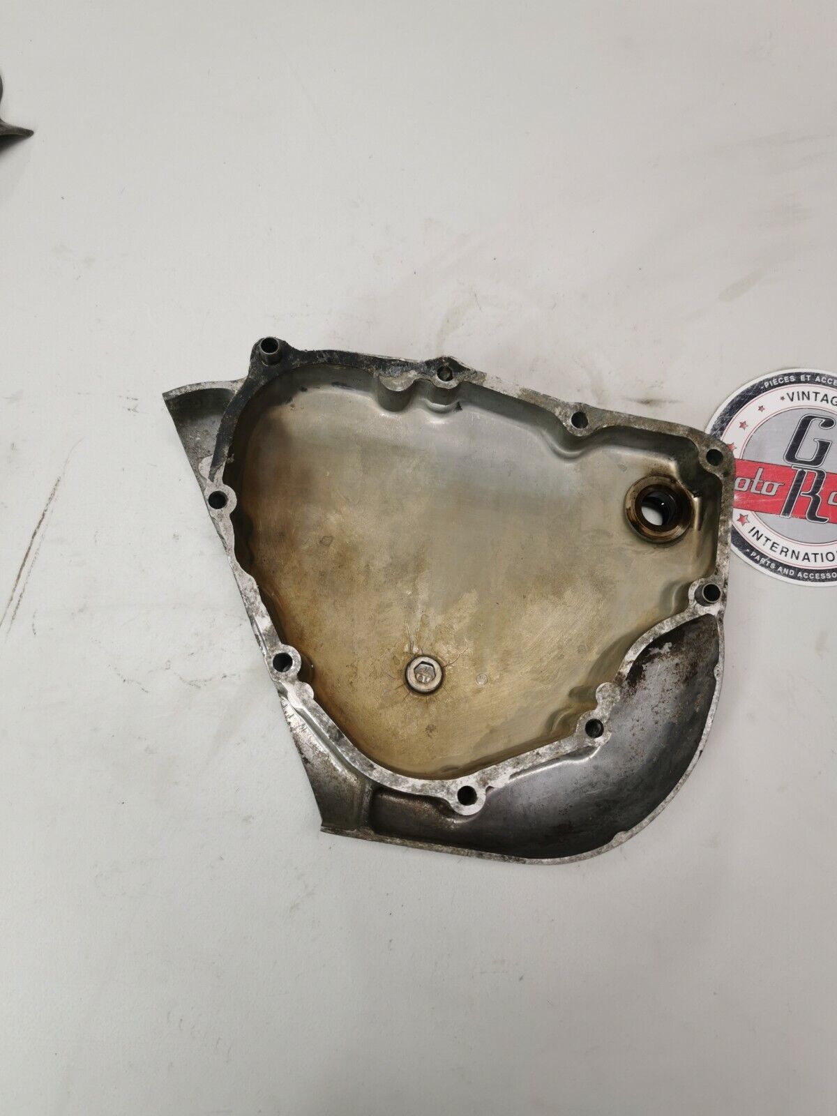 Honda CB750K 1974 left crankcase transmission front sprocket cover 11360-300-040