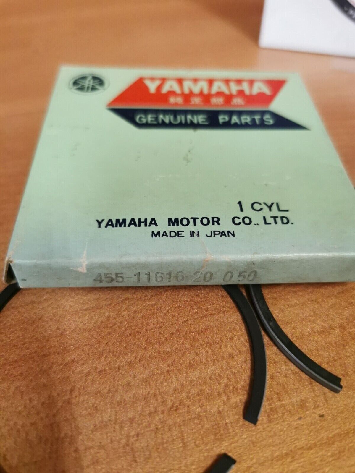 NOS YAMAHA MX175 1974 1975 PISTON RING SET 2ND 0.50 455-11610-20-00 Y48