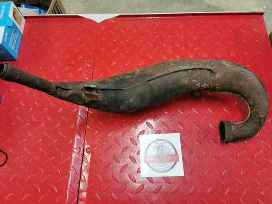 Honda CR125R 1987 1988 exhaust pipe head expansion chamber