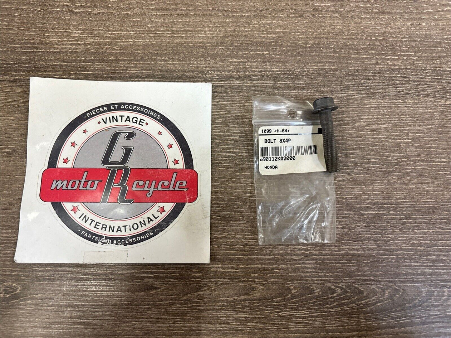 NOS Honda ATC200X CT125 CT185 XL125R XR200 R UBS BOLT 8X40 90112-KA2-000 H132