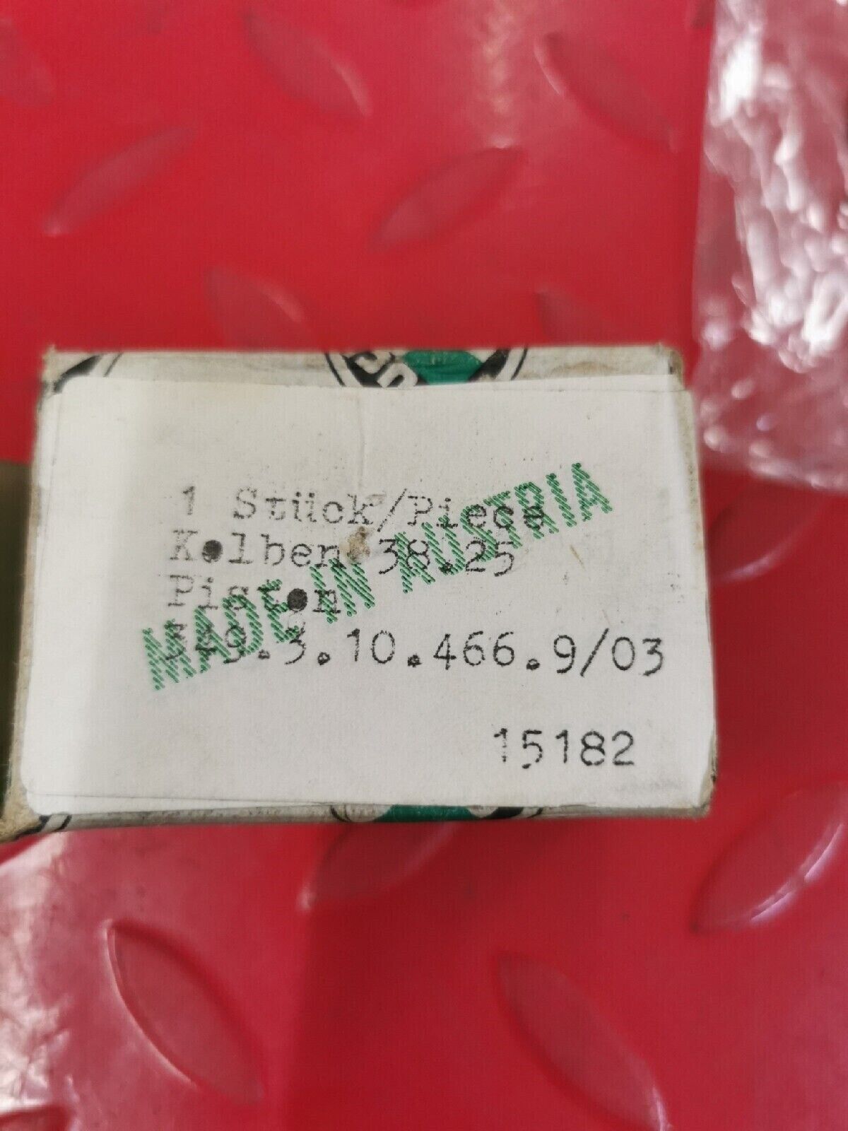 NOS PUCH PISTON KIT 38.25 MM 349.3.10.466.9/03 P3
