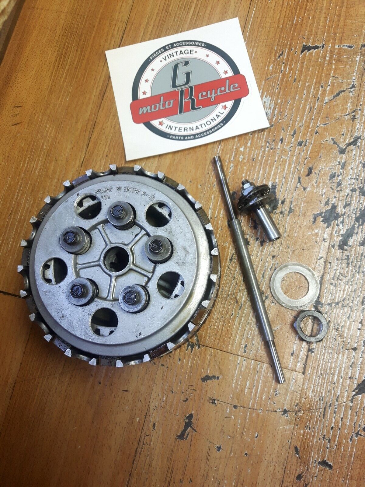 Kawasaki KLX125L 2003 complete clutch basket hub pressure plate 2004 2005 2006