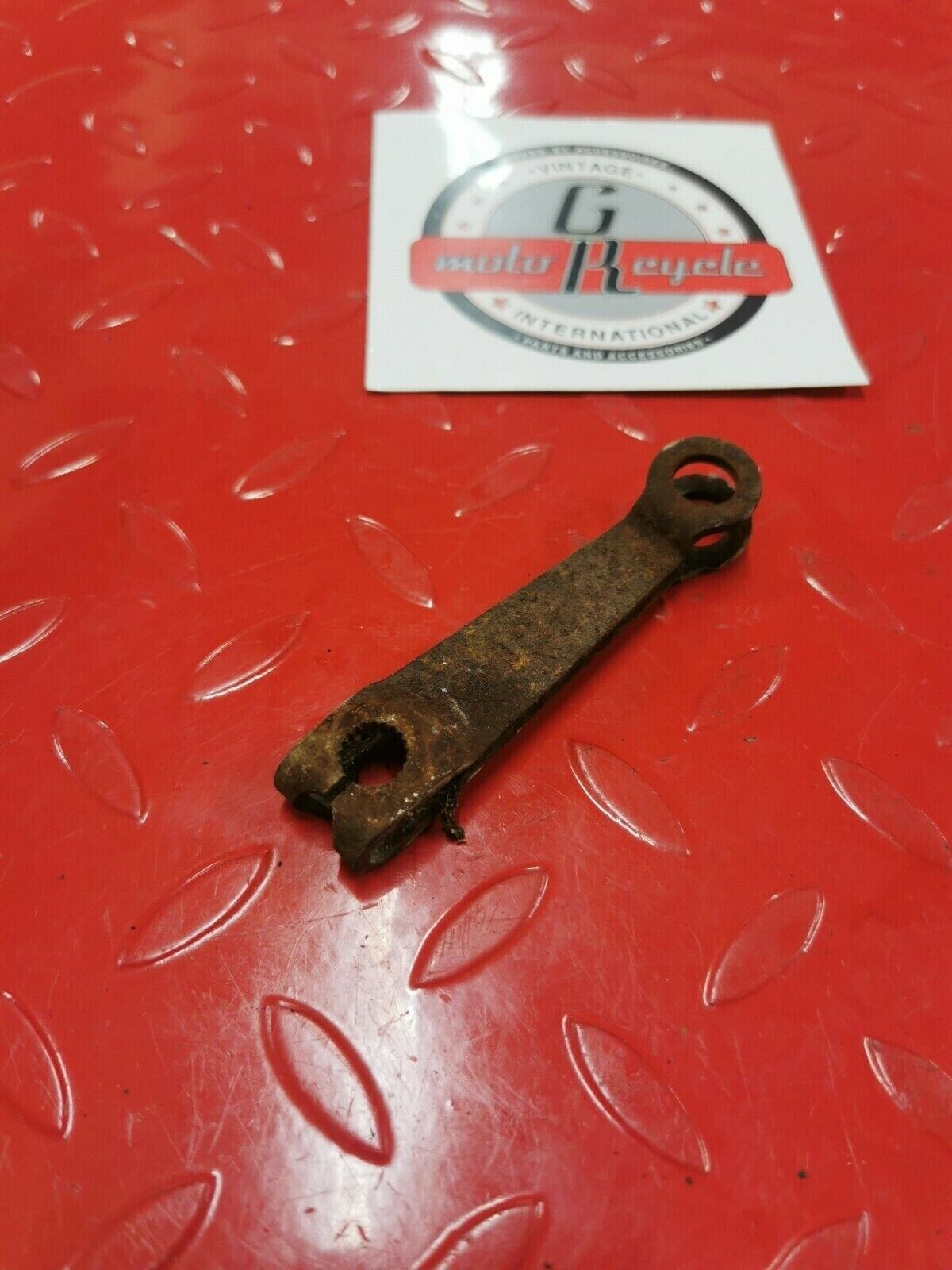 Kawasaki KX80 1979 rear brake panel drum hub plate cam lever arm KDX80