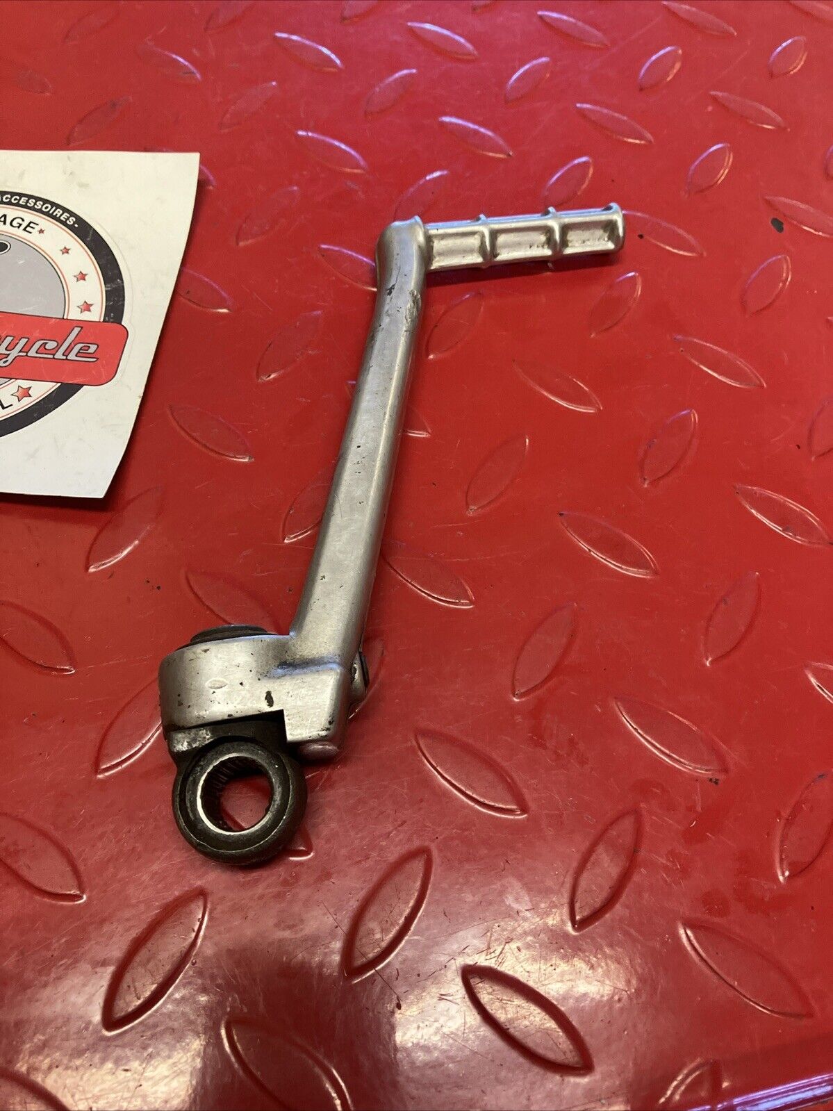 Kawasaki KX125 1987 kickstarter kick starter lever pedal arm 1984 1985 1986 1989