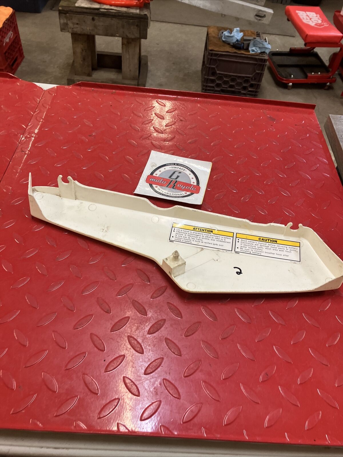 Yamaha DT50 Right side cover panel 2