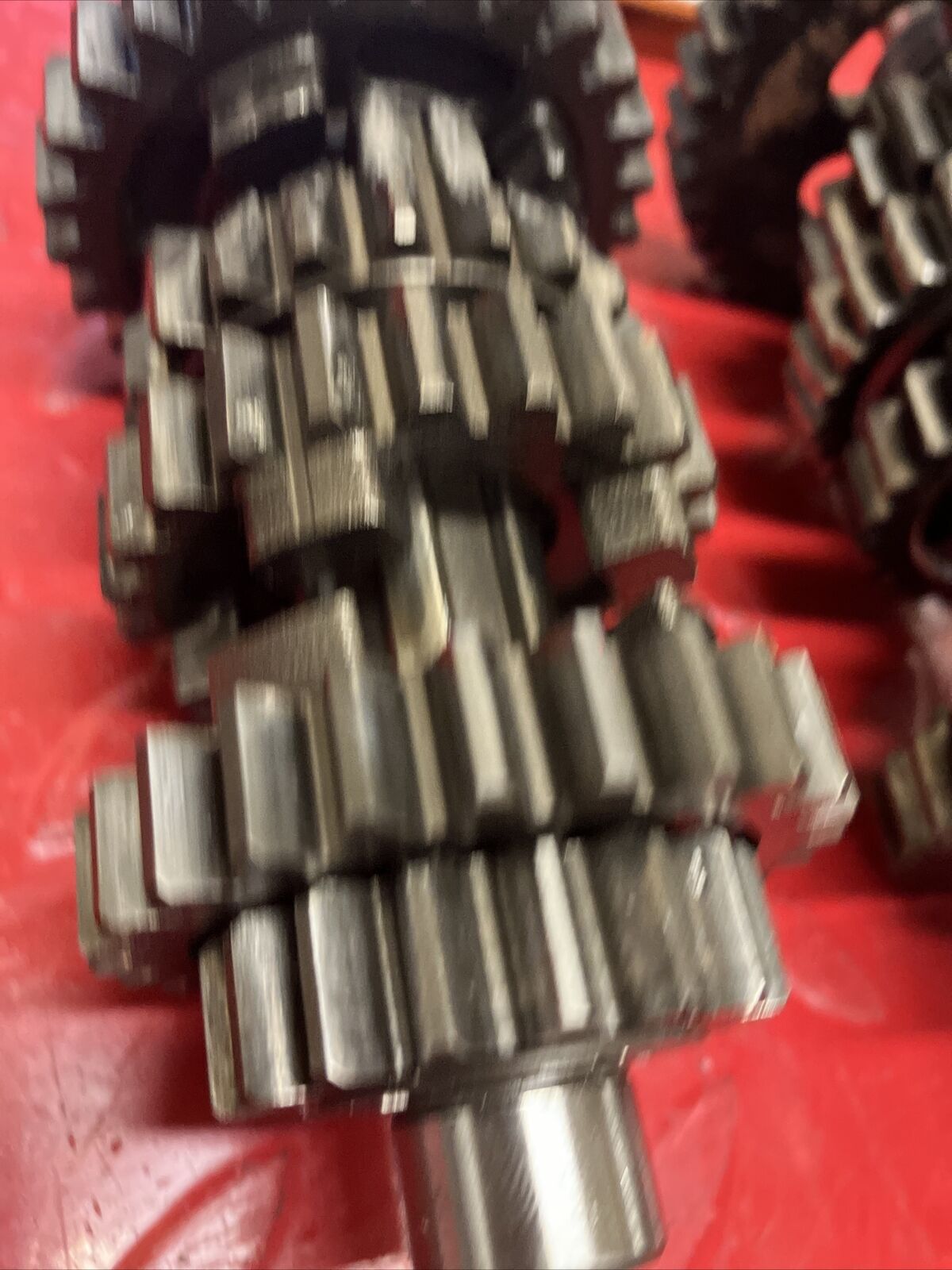 Honda XL350R 1984 transmission mainshaft countershaft main counter shaft gear