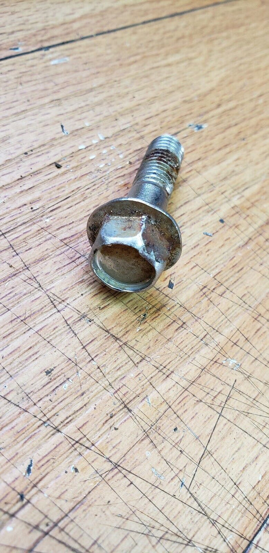 Yamaha IT200 1986 front brake caliper bolt flange