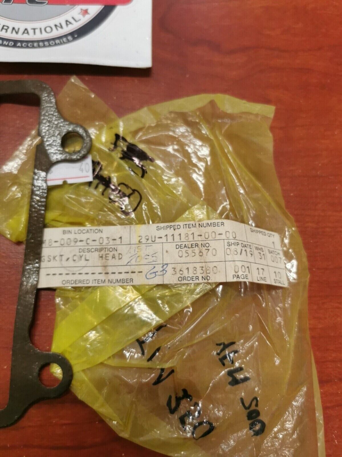 NOS Yamaha CYLINDER HEAD GASKET 29U-11181-00-00 SUB. 59V-11181-00-00 Y95