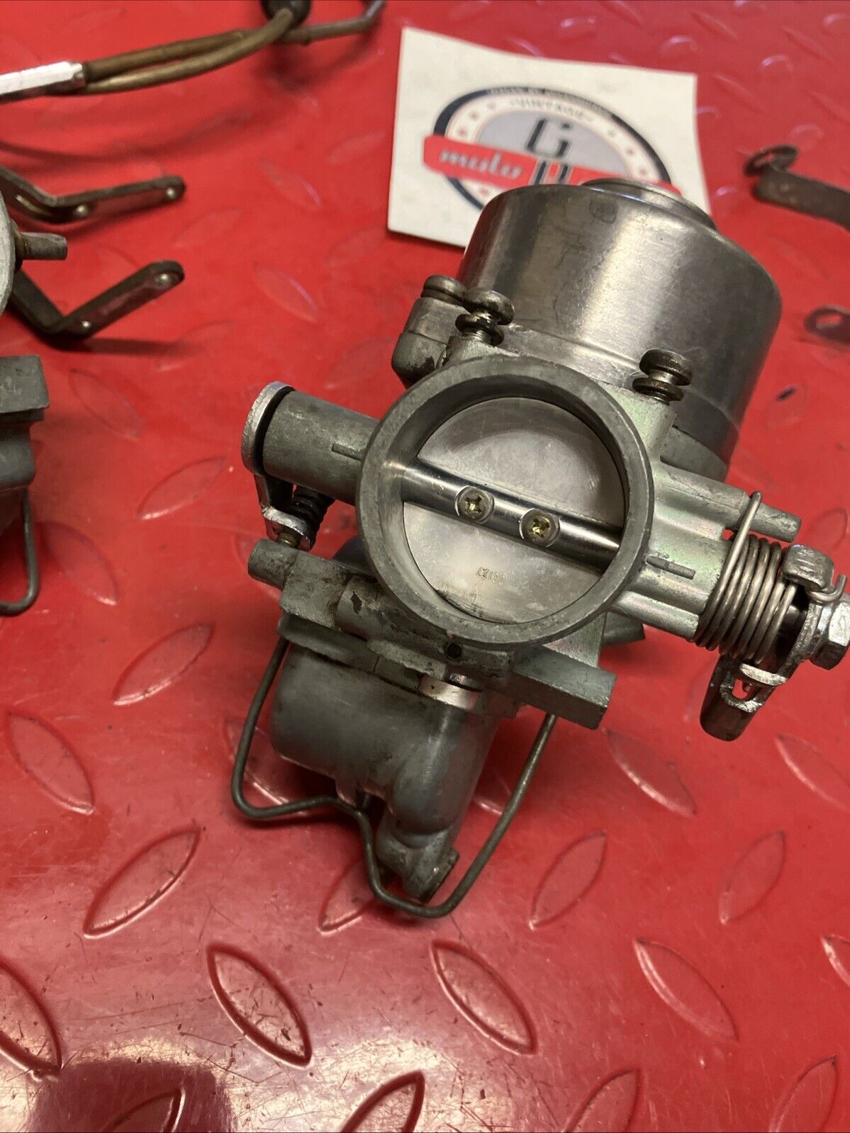 Honda CB500T 1975 1976 carburetor set CLEANED BUT NOT RESTORED U4