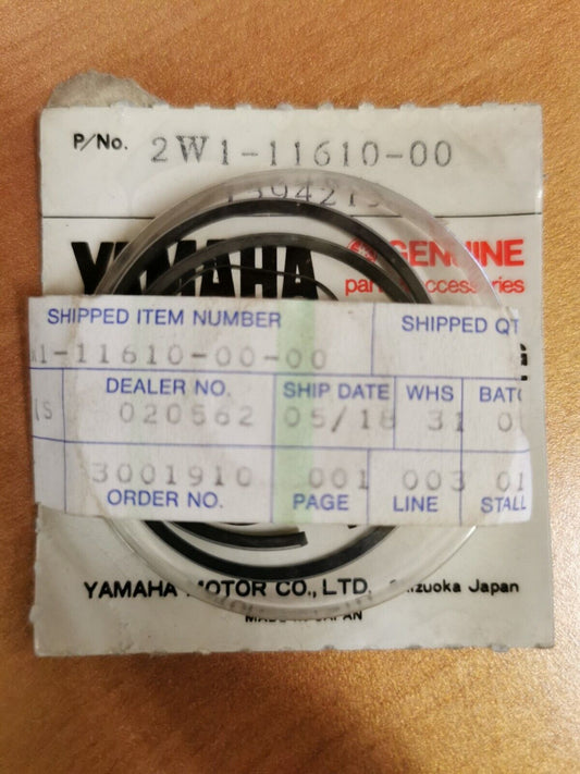 NOS YAMAHA RX50 YSR50 1984 - 1992 PISTON RING SET STD 2W1-11610-00-00 Y48
