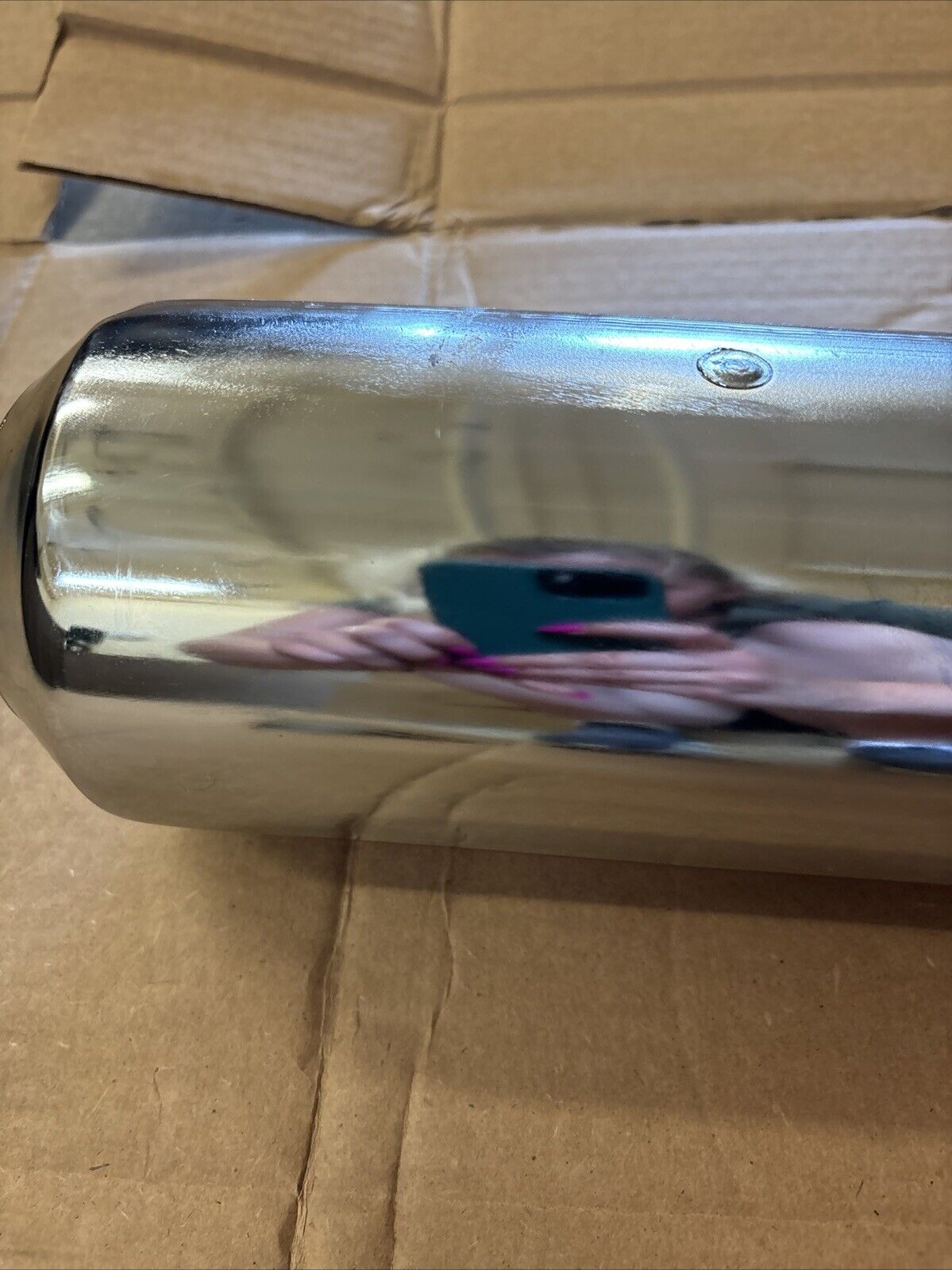 NOS Yamaha 1979 XS750 LEFT MUFFLER 2F3-14711-03-00 SUB 2F3-14711-80-00 YB3