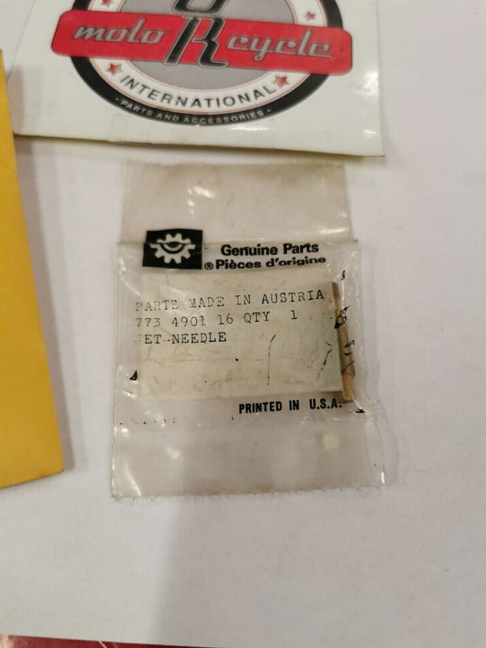 NOS PUCH BOMBARDIER MAXI CARBURATOR NEEDLE JET 773-490-116  P3