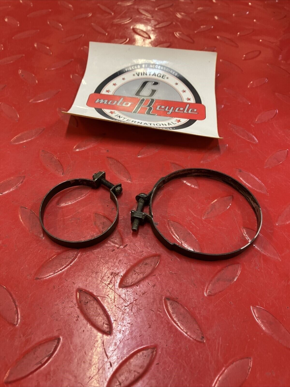 Yamaha YZ125 1981 front fork clamp band set 1W4-23192-L0-00