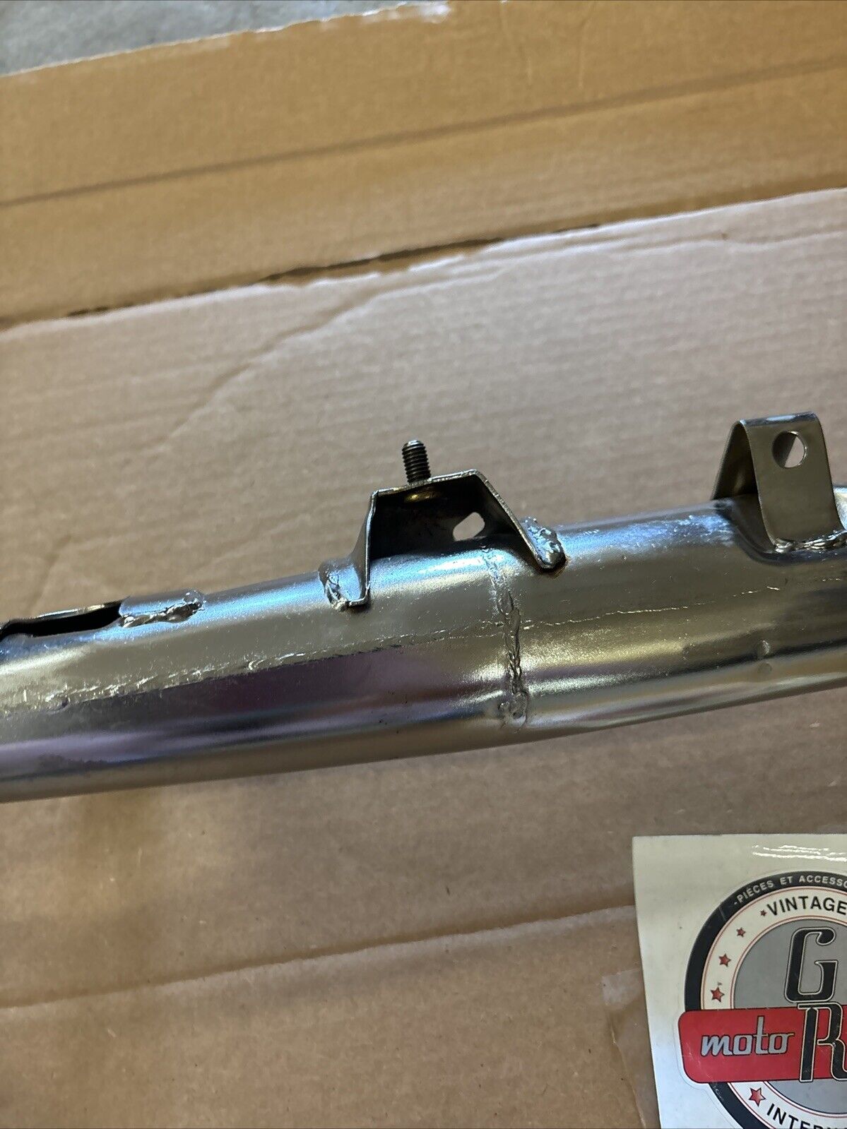 NOS Yamaha 1974 FS1 E F P PD MUFFLER 378-14710-01-00 YB3