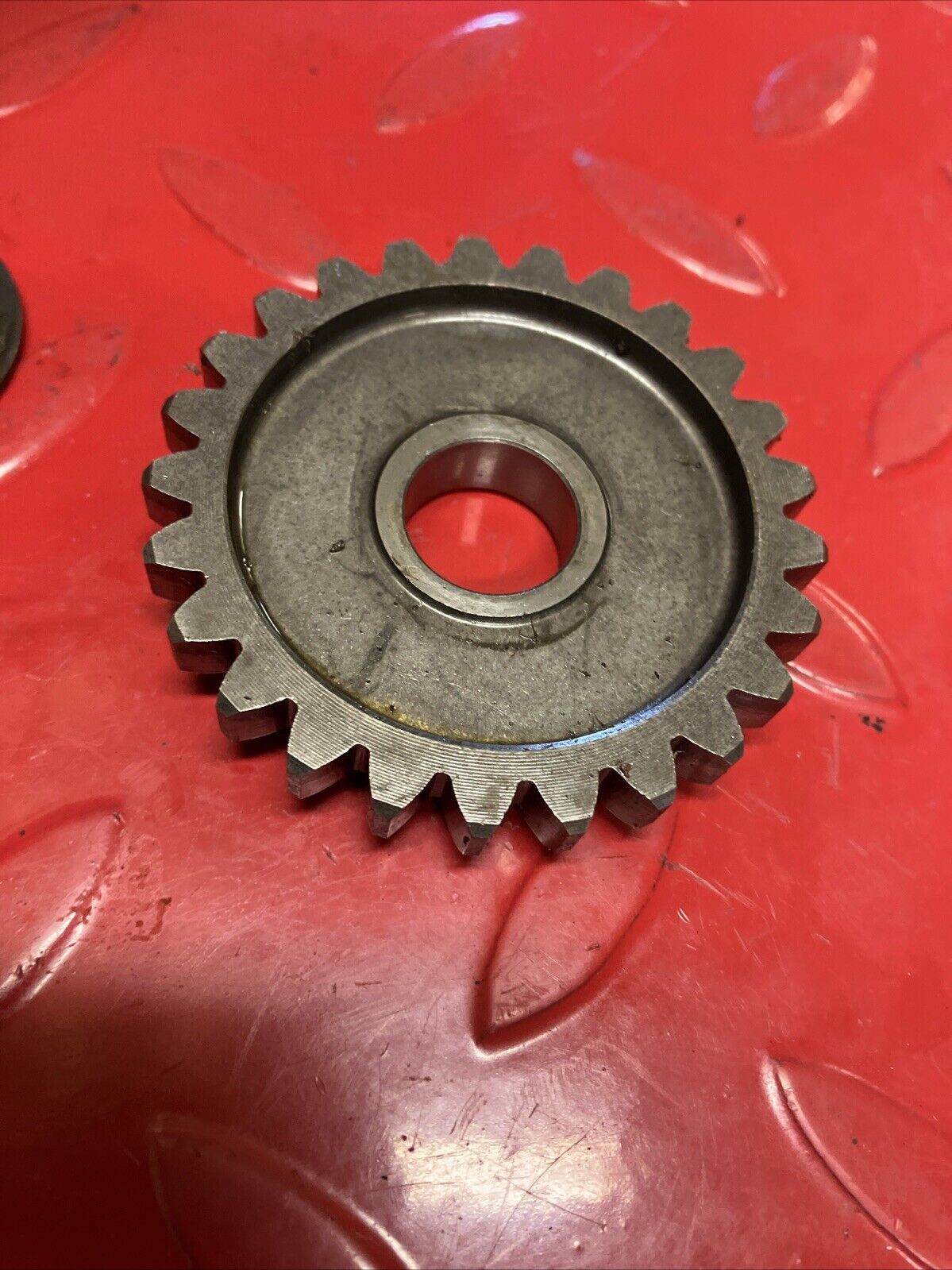 Yamaha YZ125 1983 Kickstarter Kick starter shaft spindle gear 1982 1984 1985