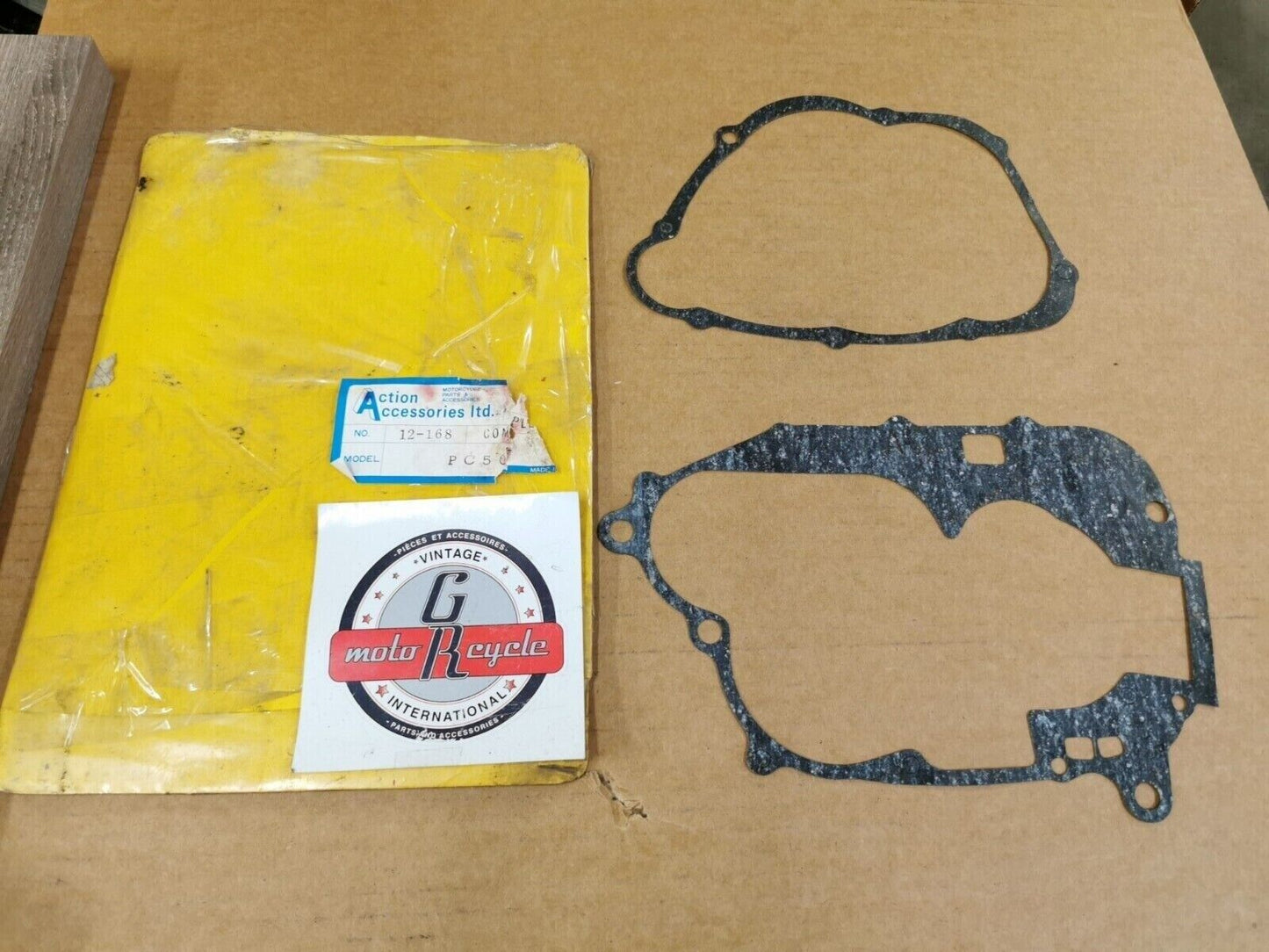 NOS ACTION ACCESSORIES MODEL PC50 INCOMPLETE GASKET KIT SET 12-168 J49