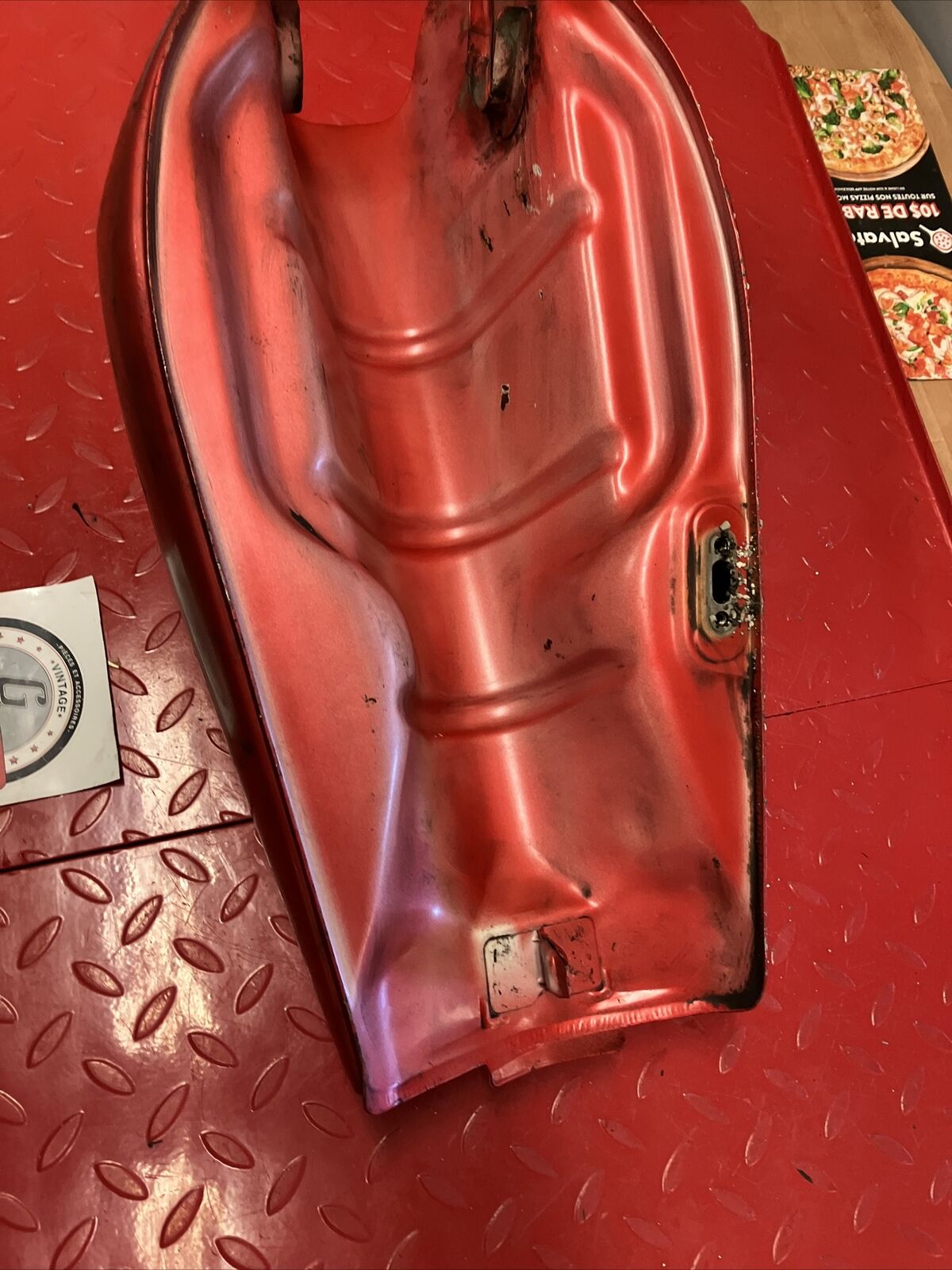 Kawasaki KZ400 1978 1979 Fuel tank gas petrol reservoir 2