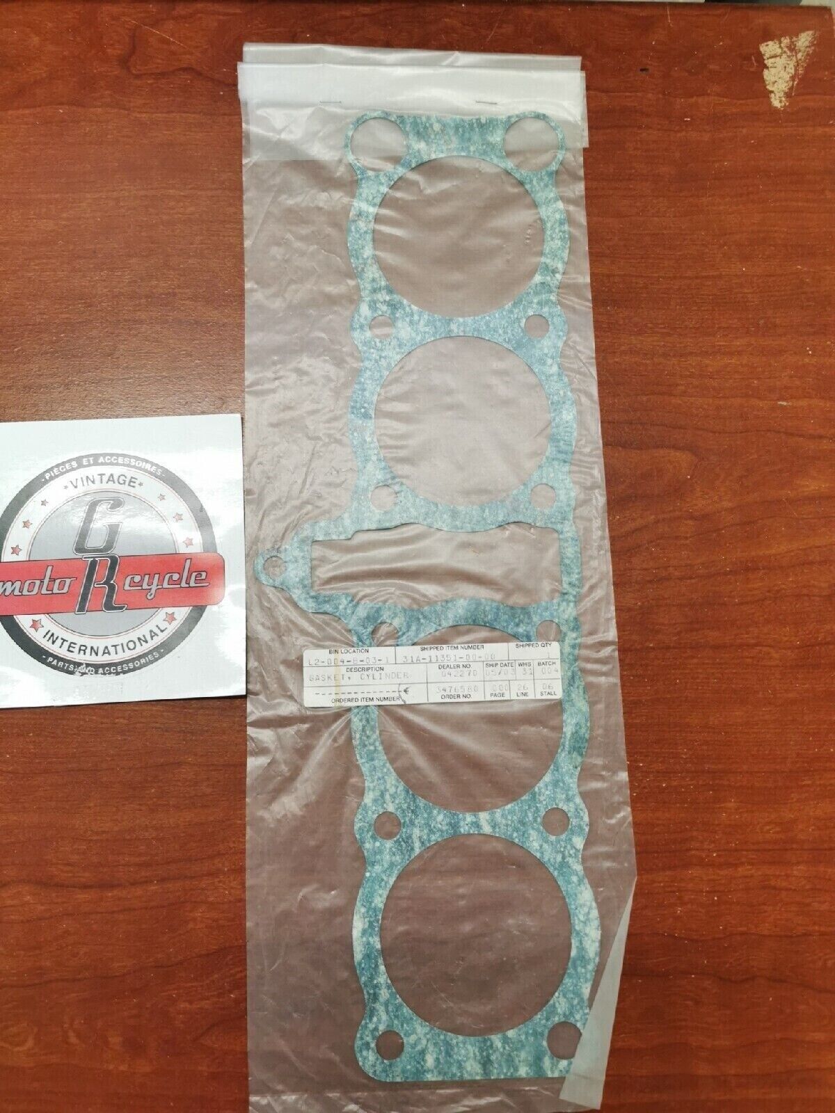 NOS Yamaha XJ700 XJ750 XJ900 XJ650 CYLINDER GASKET 4BB-11351-00-00 Y80