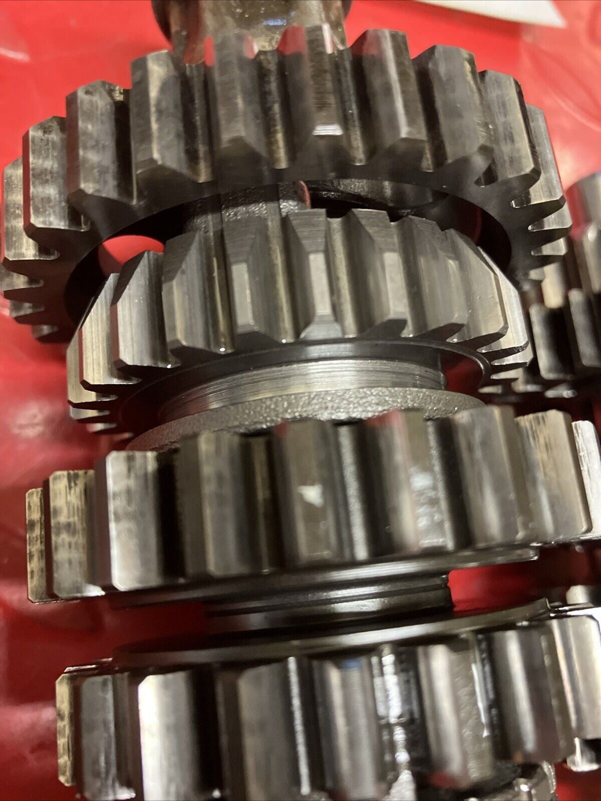 Kawasaki KDX200 1986 transmission tranny mainshaft countershaft 13127-1132 2