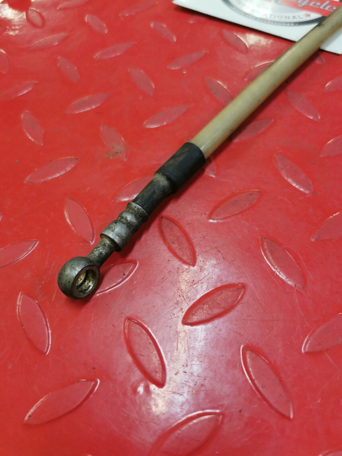 Yamaha YZ250 1988 rear brake caliper master cylinder hose line YZ125