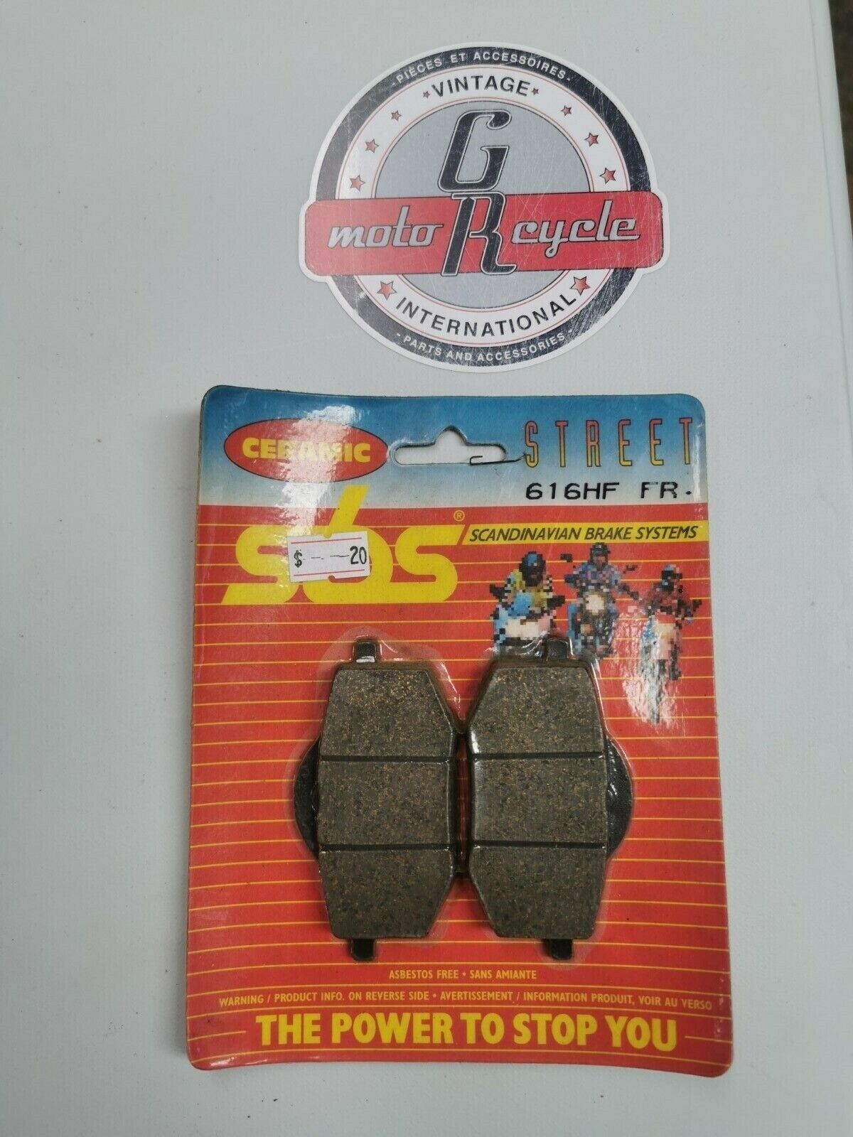 NOS Yamaha XV250 89 XV400 88 XV535 88-95 Brake Pad Kit SBS,Front 3JB-W0045-00 Y6