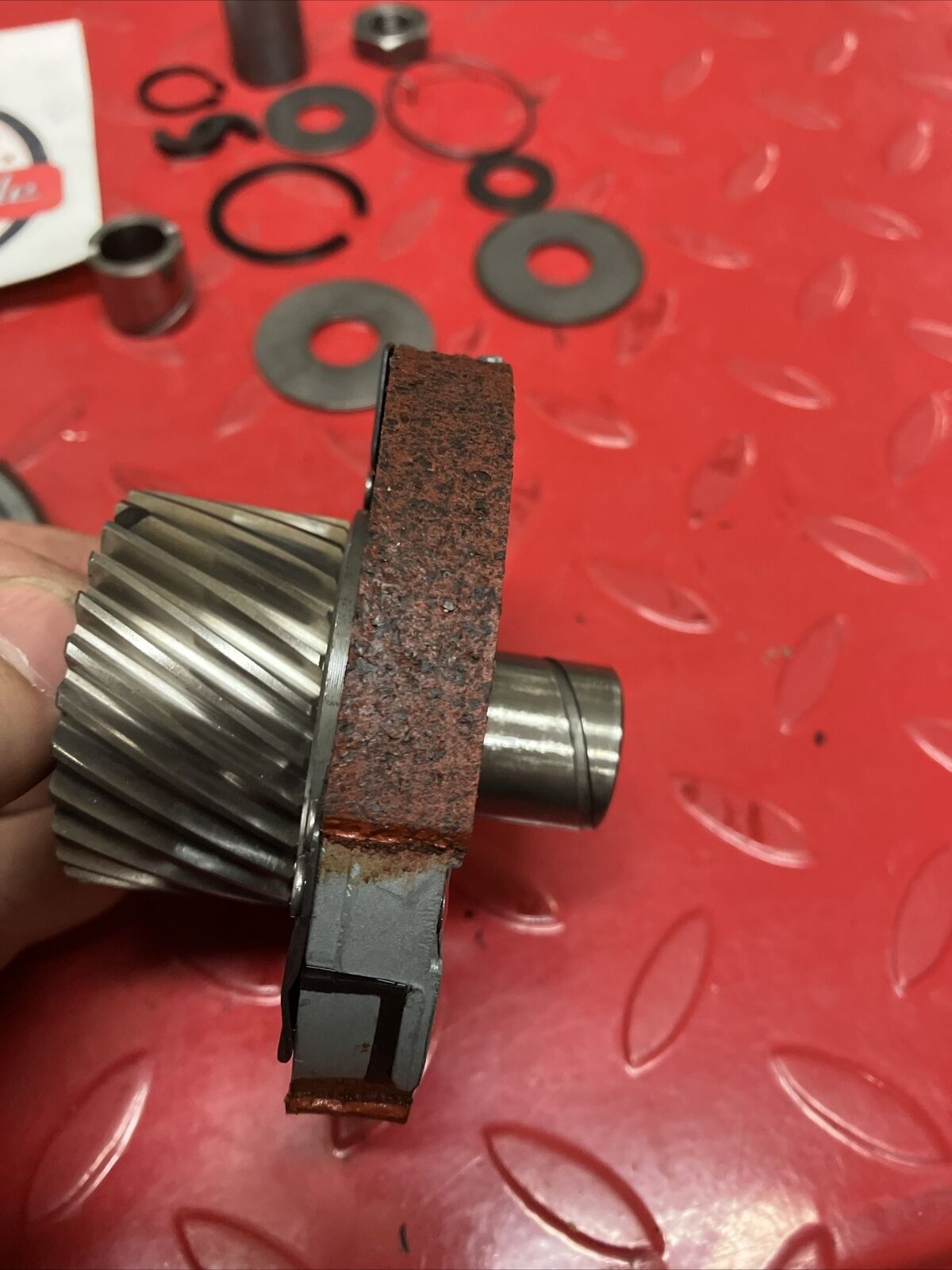 Yamaha LB50 1975 1F1 Chappy 50 clutch assembly carrier primary gear drive driven