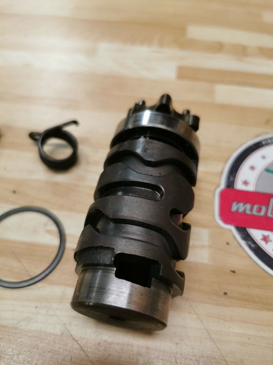 Yamaha YZ125 1986 transmission gearshift gear shift drum cam arm lever stopper