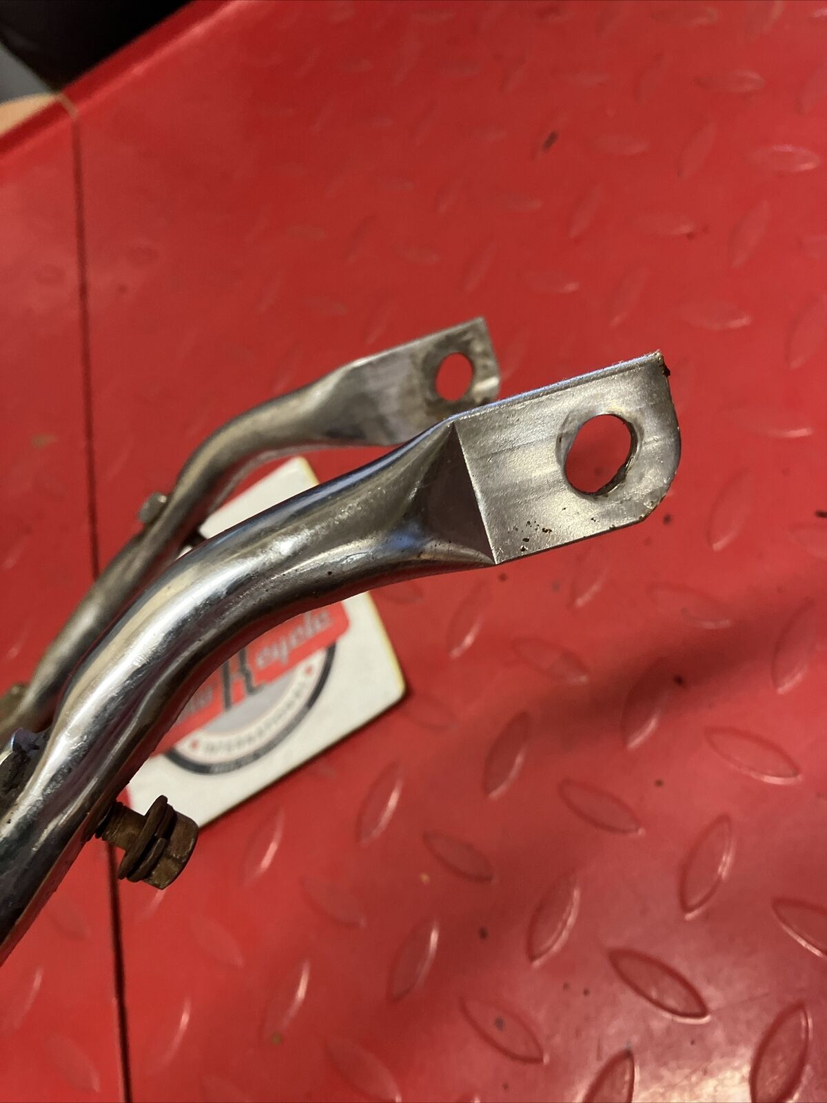 Suzuki RV90 1975 Skid plate brace frame guard