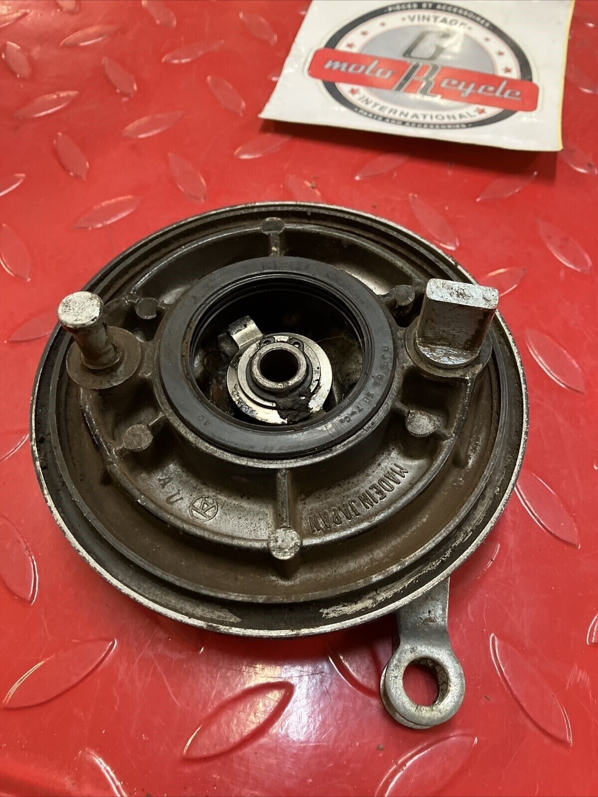 Kawasaki G5 1972 front brake panel drum plate