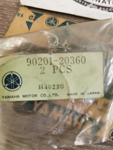 NOS YAMAHA TX750 IT250K YZ465G WR250ZF IT490L WASHER PLATE 90201-20360-00 Y151