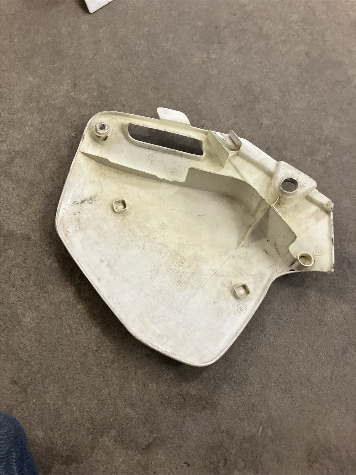 Honda CR250R 1991 1990 OEM Fender side cover number plate shroud KIT CR125R 1992