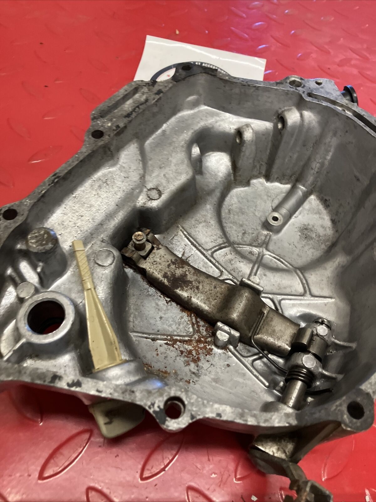 Honda XR75 1974 right crankcase clutch cover 1974 1975 1976
