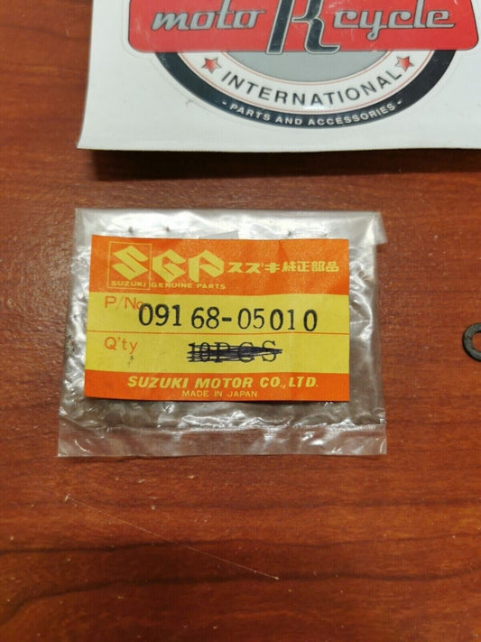 NOS Suzuki GV1400 VS700 VS750 RM-Z250 RMX250 WASHER GASKET 09168-05010 S20