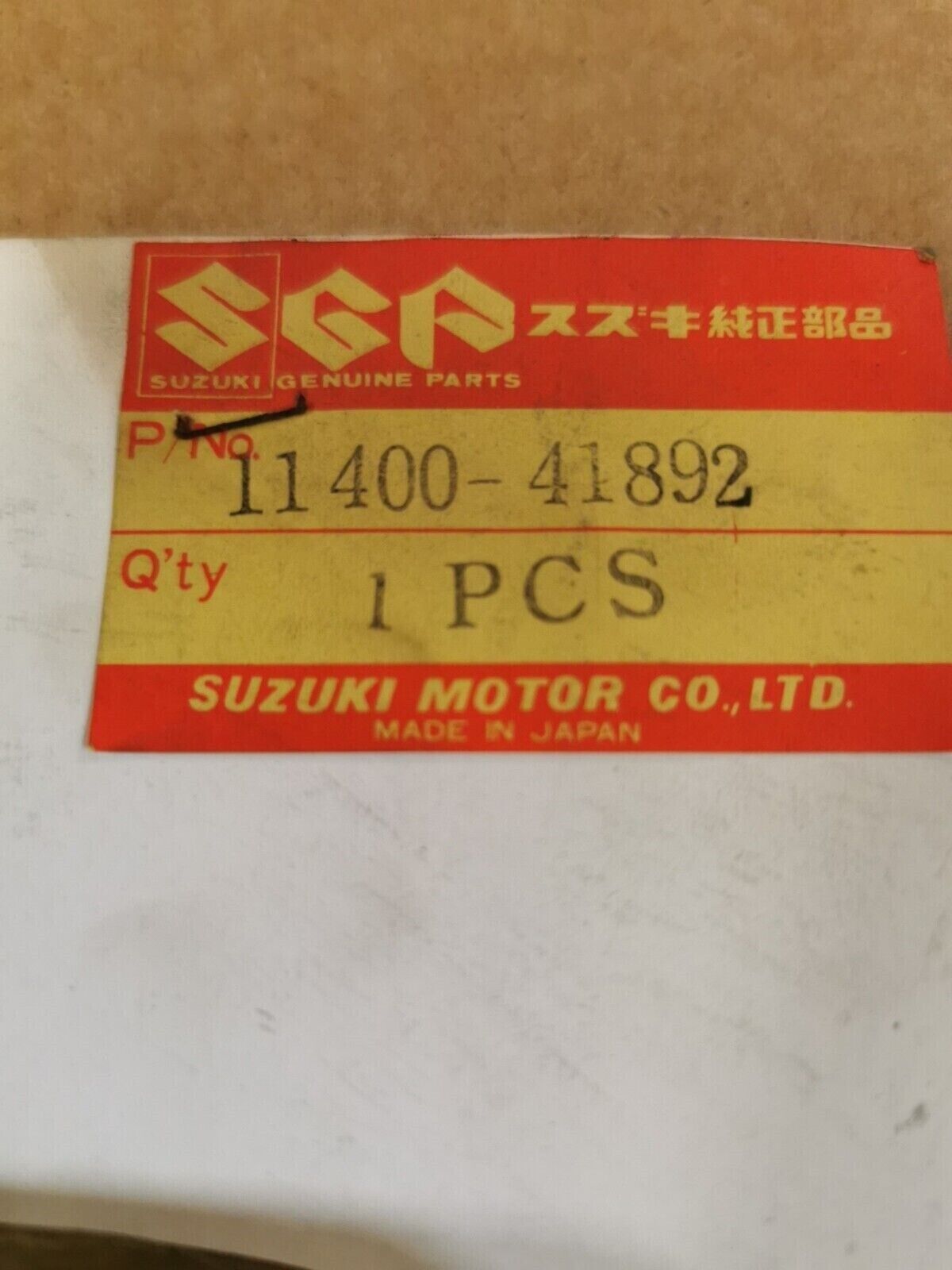 NOS SUZUKI RM125 1976 - 1978 GASKET KIT INCOMPLETE SET 11400-41892 J49