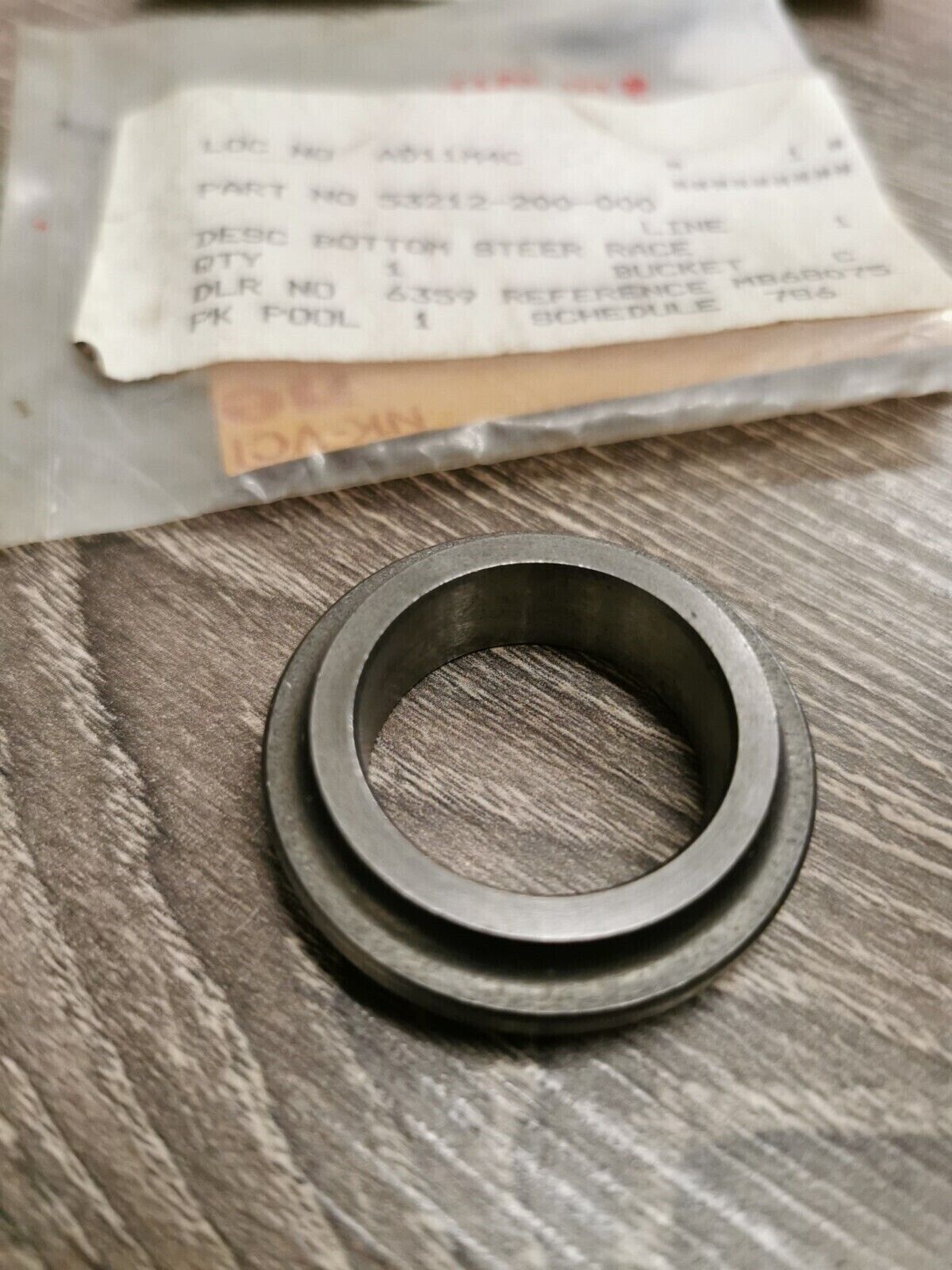 NOS HONDA ATC250 RACE STEERING CONE LOWER 53212-200-000 H55